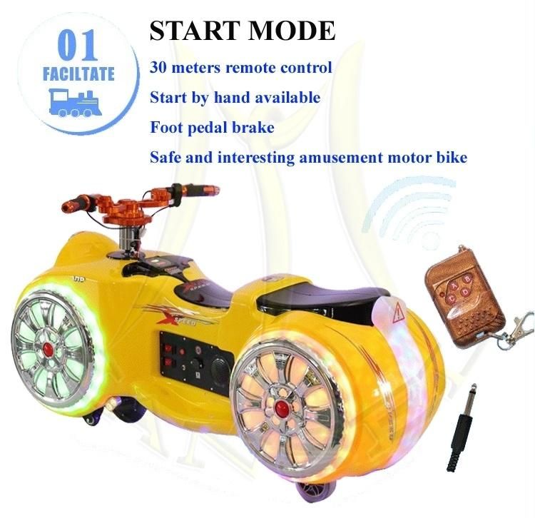 Hansel Amusement Ride on Motorbike for Kids Battery Motorbike Electric