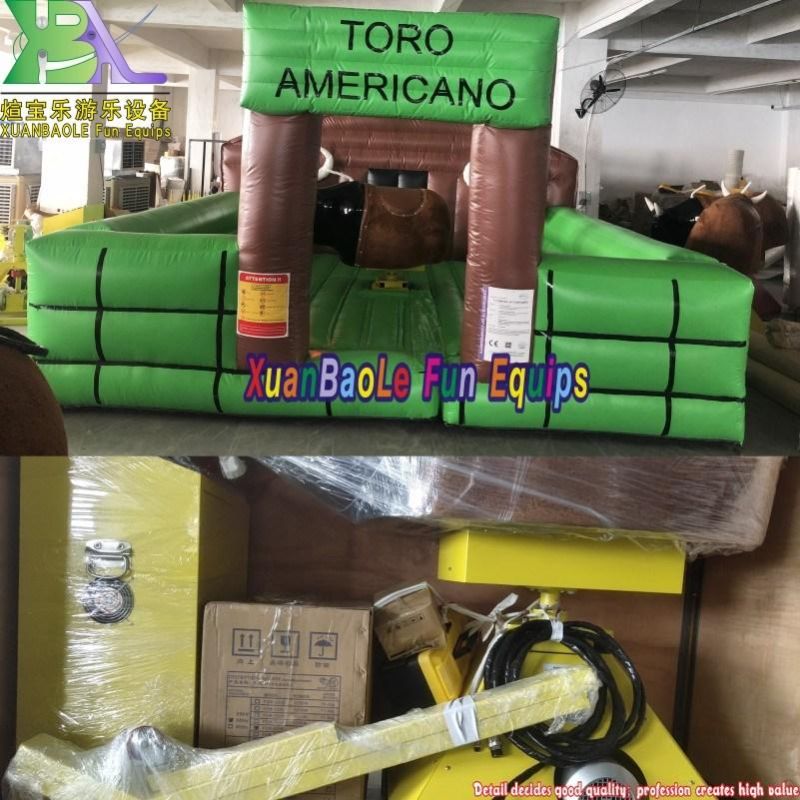 Professional Desert Design Entertainment Adult Wholesale Crazy Bull Bucking Bulls Machine Game Inflatable Mechanical Rodeo Bull Riding
