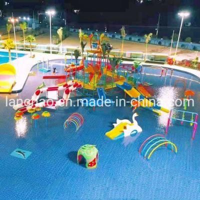 Funny Water Park Equipment Interactive Aqua Park for Kids Family