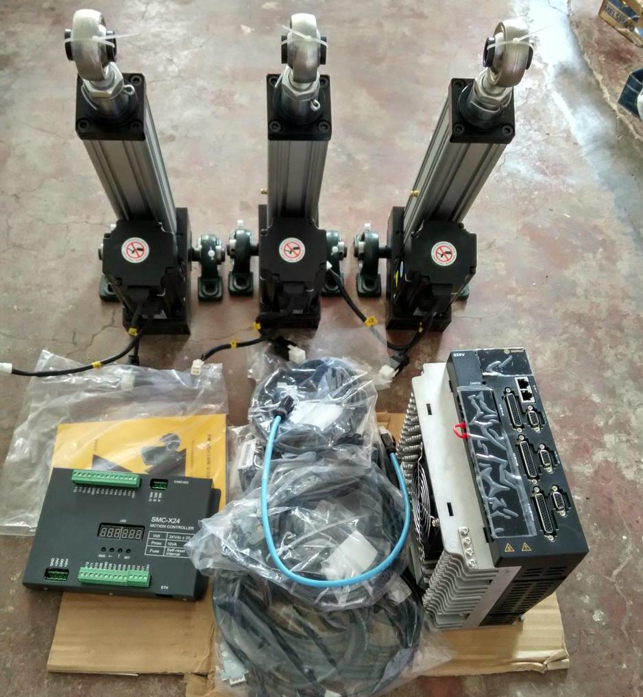 Linear Actuator 6dof Motion Platform for Flight Simulator 1200kgs