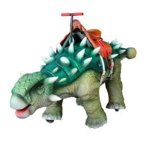 Coin Operated Large Realistic Animatronic Walking Dinosaur&#160; for Adult and Kids
