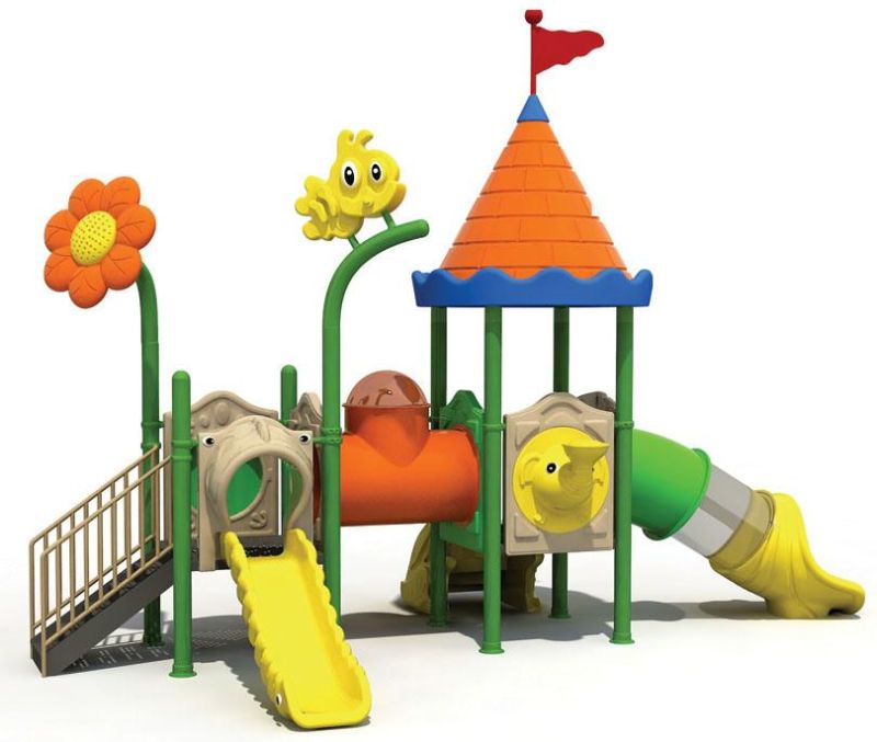Wooden Outdoor Playground for Kids, Plastic Outdoor Playground (TY-70583)