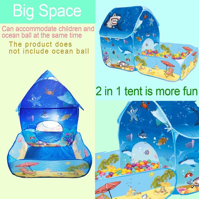 Nice blue Color Pop Toy Tents Children Use Large