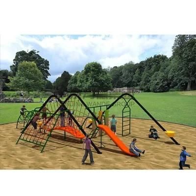 Amusement Park Children Outdoor Playground Equipment Plastic Slide