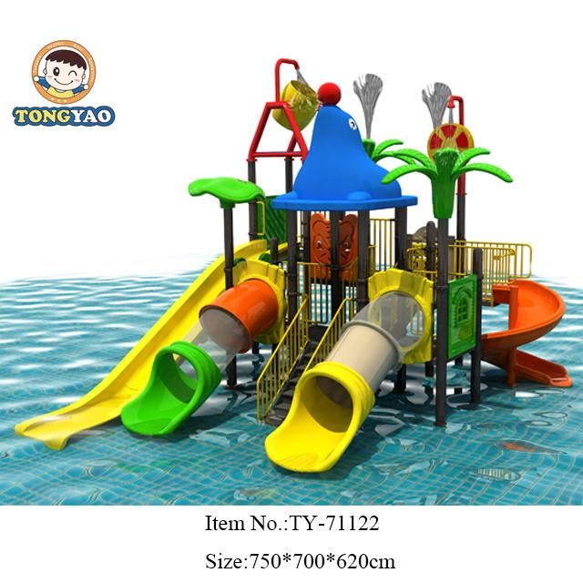 Latest Multifunction Four Color Combo Slides Water Park Equipment (TY-41451)