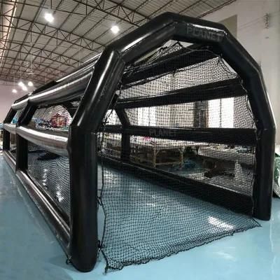 Factory Wholesale Durable Baseball Batting Cage Inflatable Sport Cage with Net