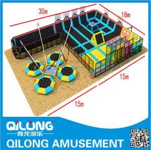 Good Quality Indoor Playground Trampoline Sets (QL-B013)