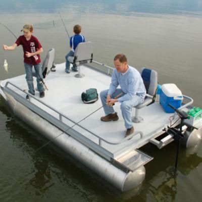 Kinocean Small Floating Fishing Decking Aluminum Passenger Boats for Sale