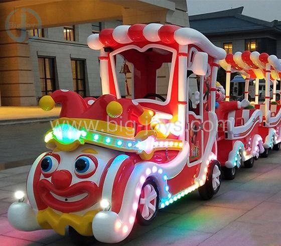 Clown Trackless Train Rides Tourist Train Other Amusement Park Product Electric Trackless Train