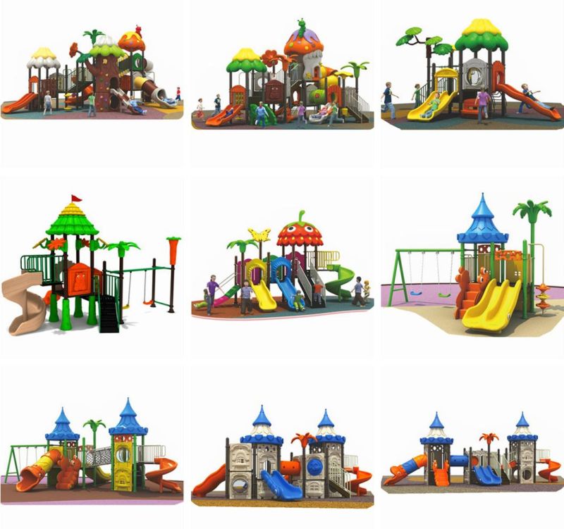 Children′s Outdoor Playground Slides Kids Amusement Park Swing Equipment 289b