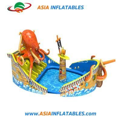 New Octopus Inflatable Water Slide Pool Water Park for Land