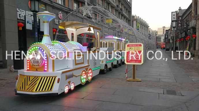 Electric Indoor Large Kids Electric Trackless Train for Shopping Mall