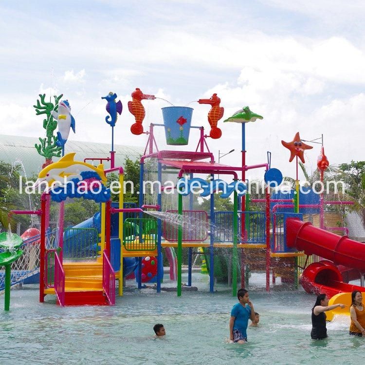 Hot Sale Fiberglass Water House Slide for Swimming Pool Park