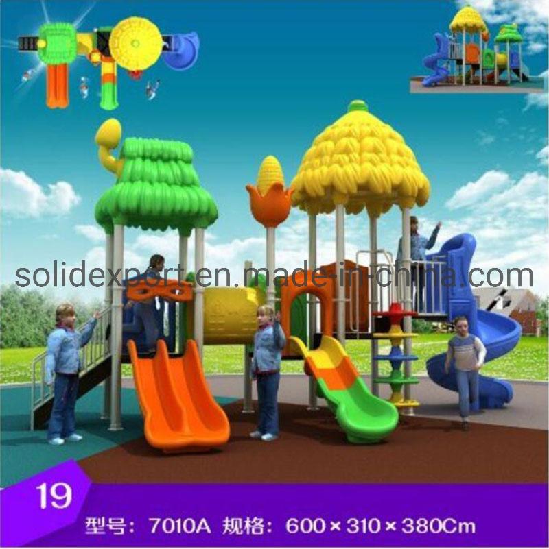 Colorful Durable Outdoor Plastic Slide for Amusement Park AMD Kindergarten