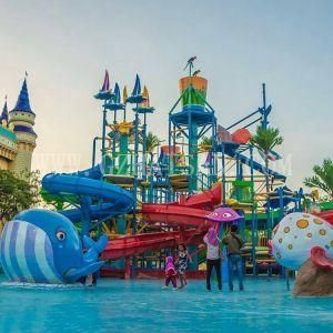 Family Fiberglass Water Park Slides for Sale Factory in China