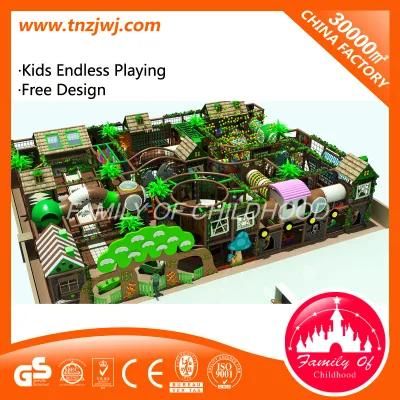 Large Forest Themed Tree House Children&prime;s Indoor Playground
