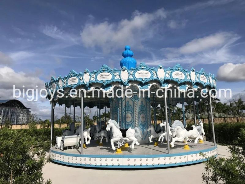 Attractive Amusement Carousel Horse Ride Fun Game Park Equipment Luxury Carousel for Sale