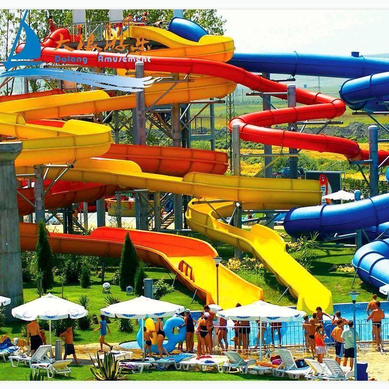 Outdoor Slide Playground Pool Slides Fiberglass Swimming Indoor Adult Slide