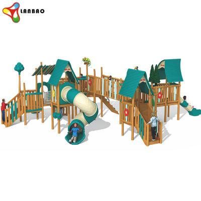 China Factory Best Price Kids Outdoor Wood Playground