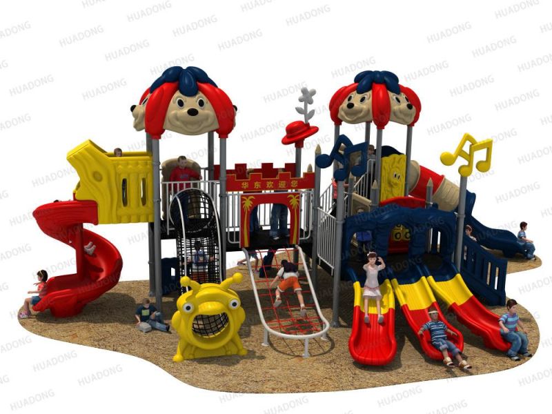 Environment Friendly Kids Entertainment Equipment Outdoor Playground