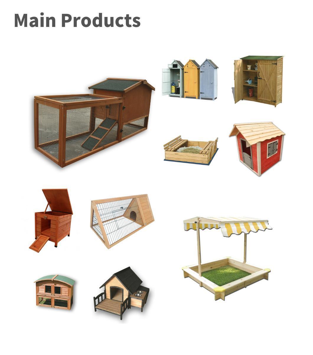 Wooden Sand Box Kids Playground Outdoor Wood Sandpit Factory Wholesale
