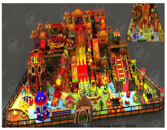 New Flame Mountain Forest Theme Design/Children′s Indoor Playground Toys