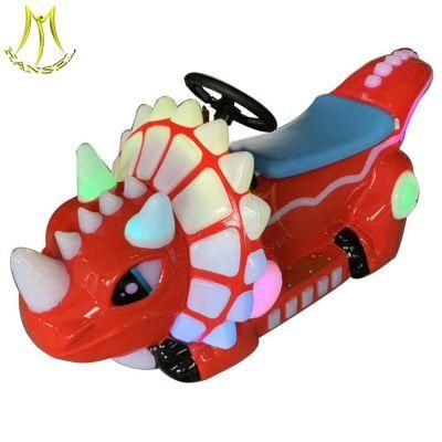 Hansel Amusement Park Ride on Electric Motor Bikes Kiddie Dinosaur Ride for Sales