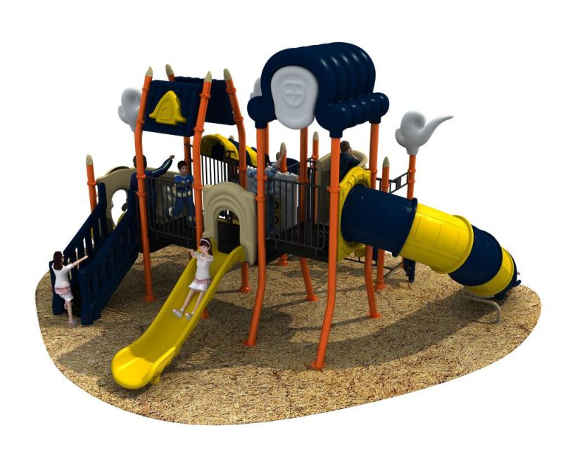 Kids Outdoor Games Playground Plastic Slides for Amusement