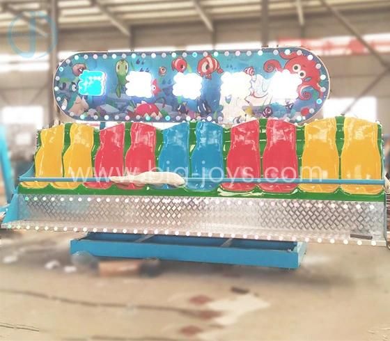 Kids Equipment Carnival Game Trailer Mounted Amusement Ride Crazy Wave Mobile Portable Mini Miami Rides