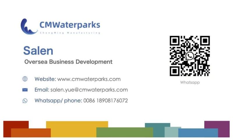 Professional Customization Water Park Fiberglass Water Slide Pool Slide for Kids