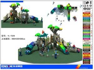 Outdoor Playground Champaign Ancient Tree Series Children Slide (YL-T029)