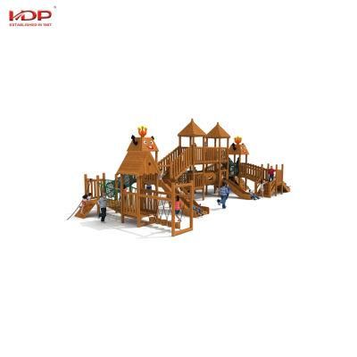 Cheap Price Outdoor Preschool Children Wooden Playground Equipment
