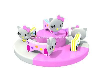 Indoor Playground Toys-Electrical Turntable Equipment Mini Indoor Carousel Customize Shape