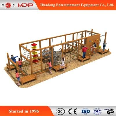 Popular Funny Children Amusement Park Wooden Series Climbing Equipment (HD-MZ068)