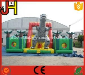 Factory Price Jurassic Park Theme Inflatable Obstacle Combo Slide for Sale