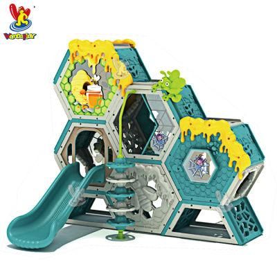 Children Indoor Plastic Playhouse with Slide