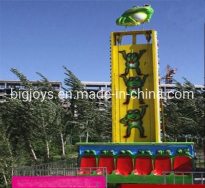 Amusement Park Kids Jumping Hopper Frog Drop Tower Rides for Kids