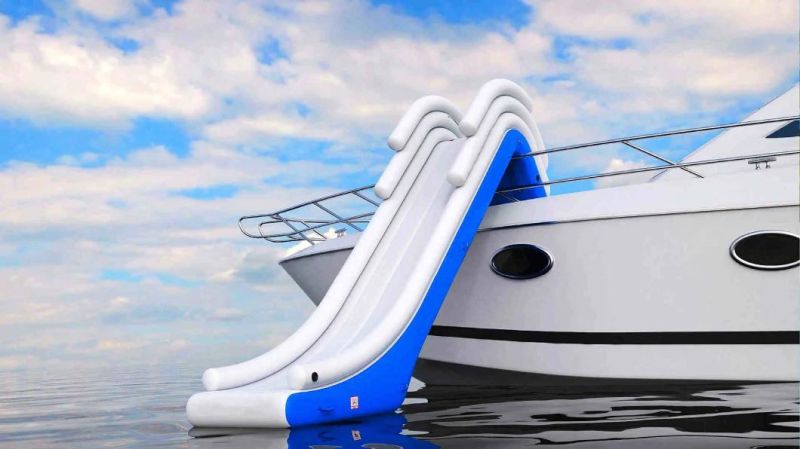 Summer Games Water Slide Air Sealed Giant Yatch Slide Water Toys