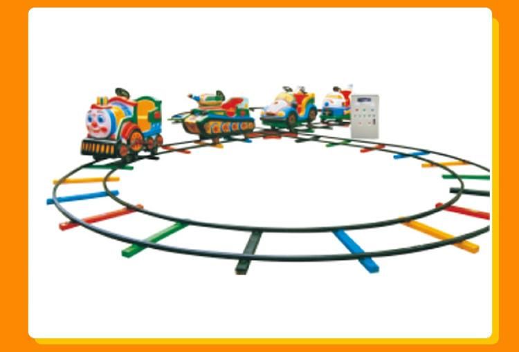 Supplier Amusement 4seats Kiddie Ride Robot Electric Mini Track Train (KL6039)
