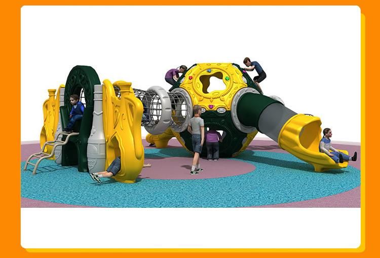 Jinshi High Quality Custom Small Kids Exercise Outdoor Playground Climbing with Slide