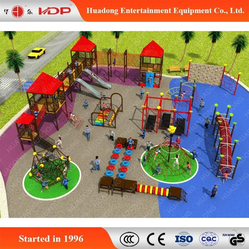 Cheap Children Playground Slide, Wooden Outdoor Playground Equipment HD-Swn001-19199