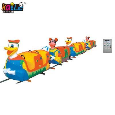 Amusement Park Donald Duck Mouse Cartoon Electric Track Train Custom (KL6019)