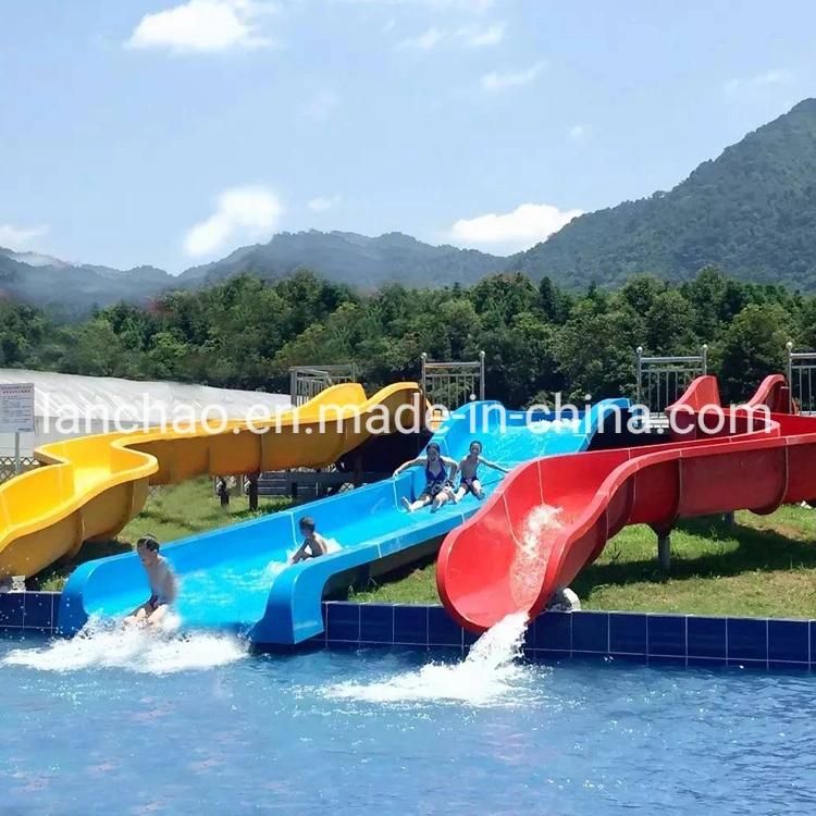 Fiberglass Aqua Park Straight Water Park Slide