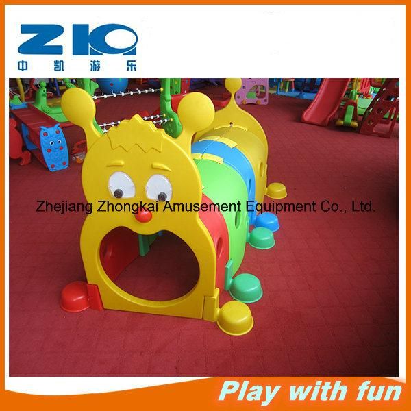 New Caterpillar Type Tunnel Kids Plastic Tube Slide Indoor Playground