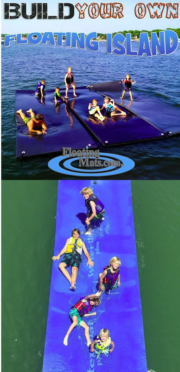 Unlimited Fun 6*18FT Floating Water Mat with Custom Logo and Custom Package