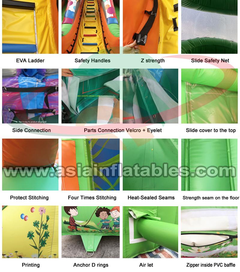 Funny Jungle Inflatable Air Mountain Inflatable Play Mountain Playground Jumping Air Mountain