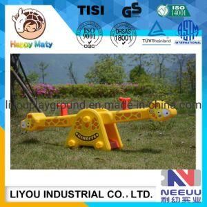 Indoor Playground Kid Plastic Animal Horse Rider Children Slide