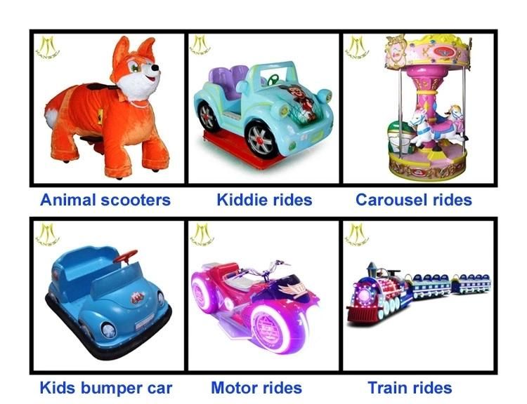 Hansel Plastic Amusement Motorbike Ride for Kids Electric Scooter Shopping Mall