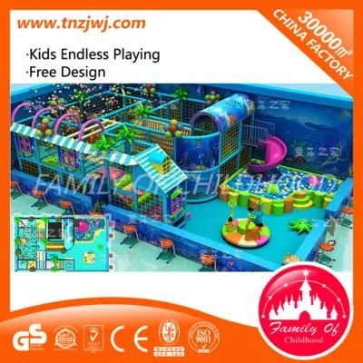 Kids Naughty Castle Indoor Ocean Theme Park Playground Equipment for Mall