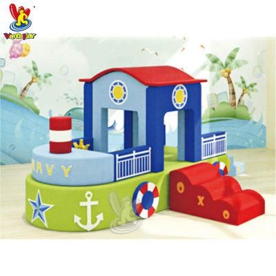 Indoor Kids Playhouse Soft Padded Playground Equipment